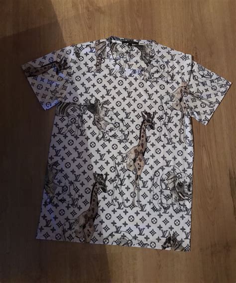 louis vuitton monogram giraffe shirt|Louis Vuitton polo shirt.